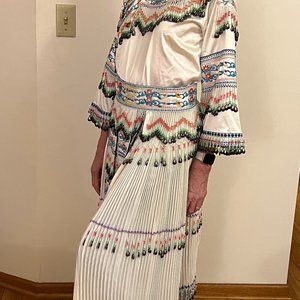 Handmade Beaded Hmong Top and Skirt - Hmong New Year Formal Attire